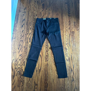 Women's AG Adriano Goldschmied The Legging Super Skinny Jeans Size 31 Black